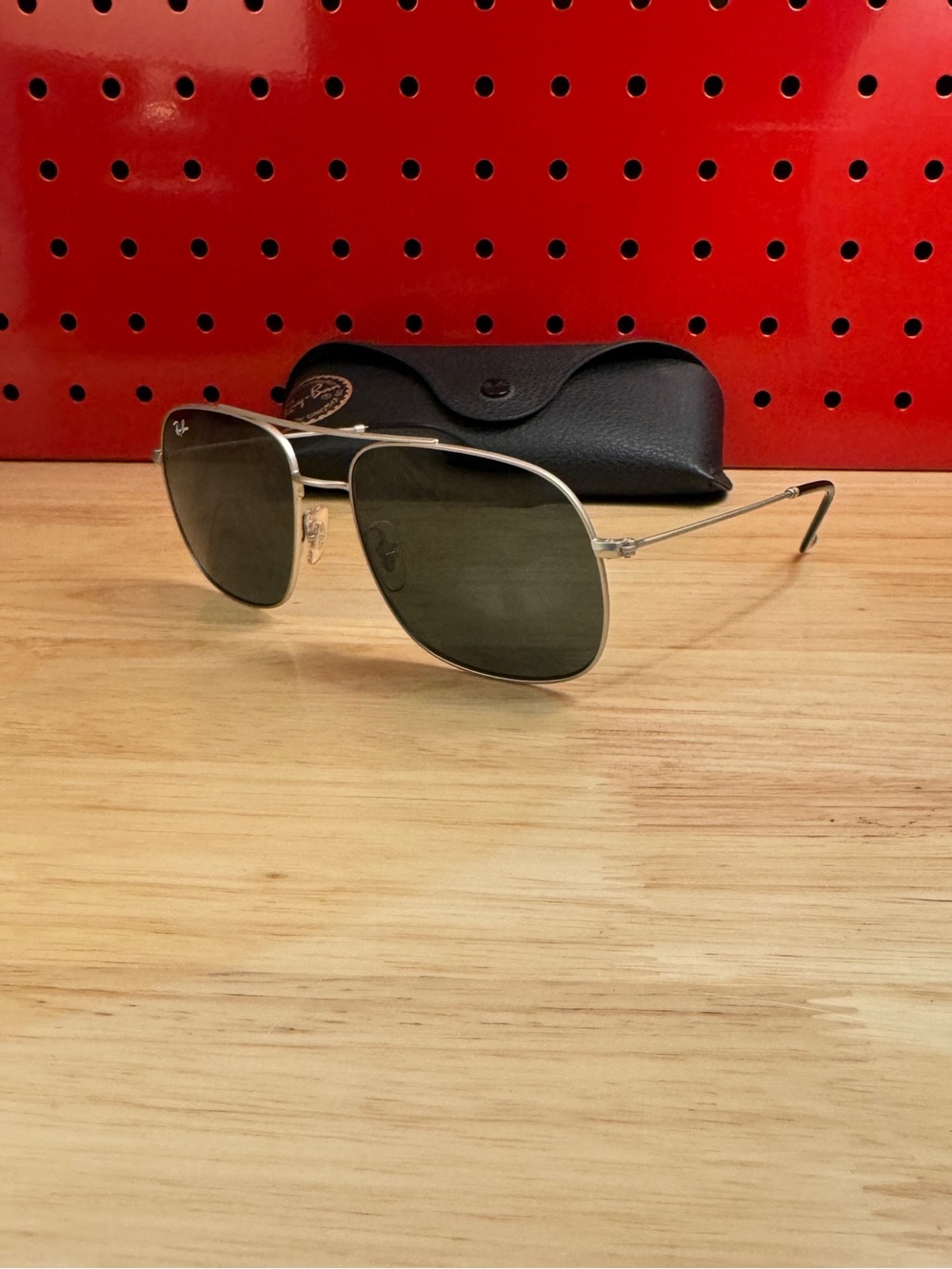 Ray-Ban Silver Frame Andrea Sunglasses
